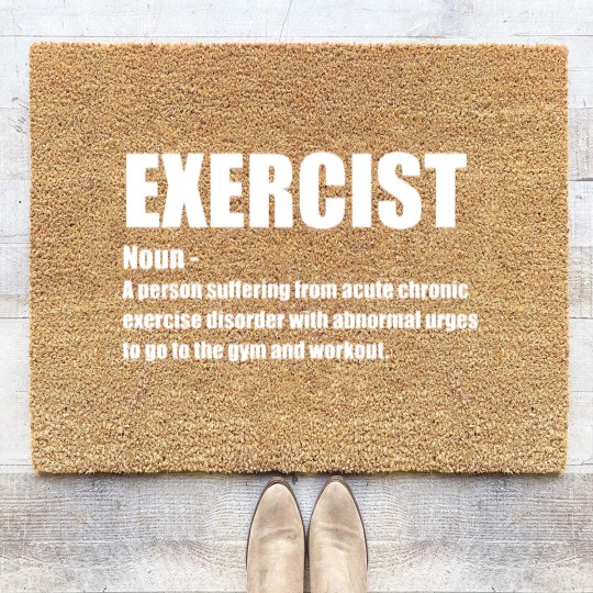 Discover Exercise - Exercist Noun - Exercise - Coir Doormats