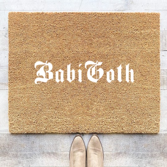 Discover BabiGoth Gothic Pastel Goth Nu Goth Soft Goth Coir Doormats