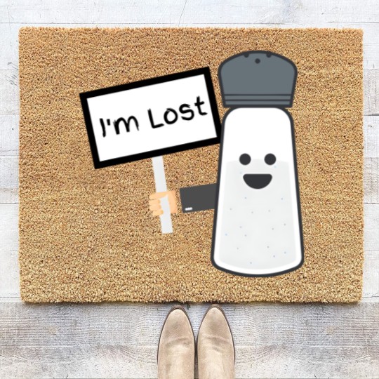 Discover Lost shaker of salt Classic Coir Doormats