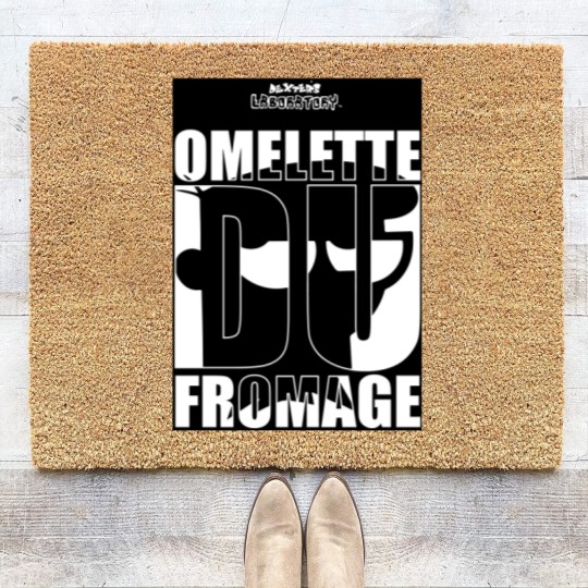 Discover OMELETTE DU FROMAGE Dexters Laboratory ™ Quote Coir Doormats