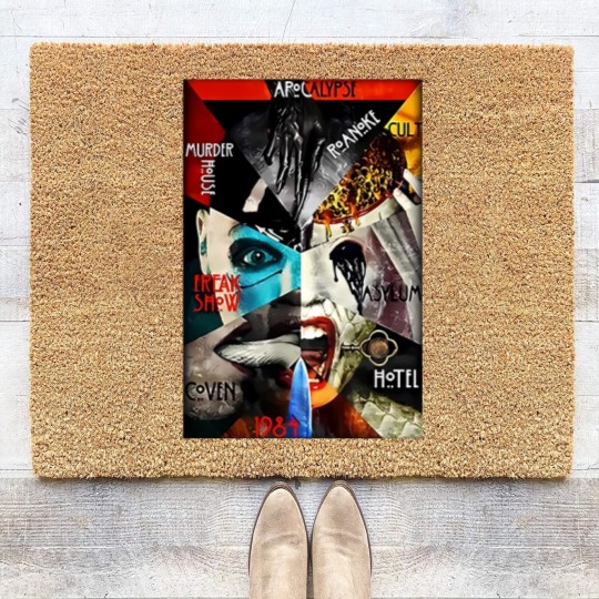 Discover American Horror Story Coir Doormats