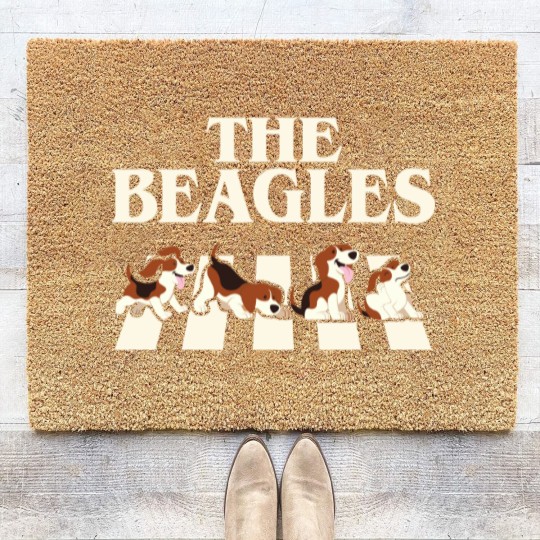 Discover The Beagles Funny Gag - Funny Beagles - Coir Doormats