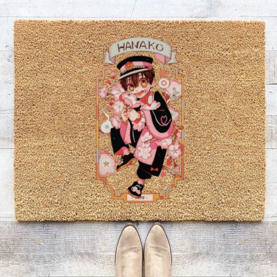 Discover Hanako - toilet bound hanako kuncompressed Coir Doormats