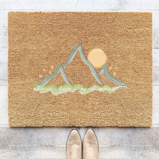 Discover Holocene - Bon Iver Coir Doormats