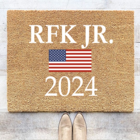 Discover Kennedy 2024 Coir Doormats, Robert F Kennedy Jr. for President Coir Doormats