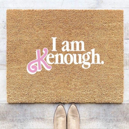 Discover I Am Kenough Coir Doormats Barbie Movie Coir Doormats