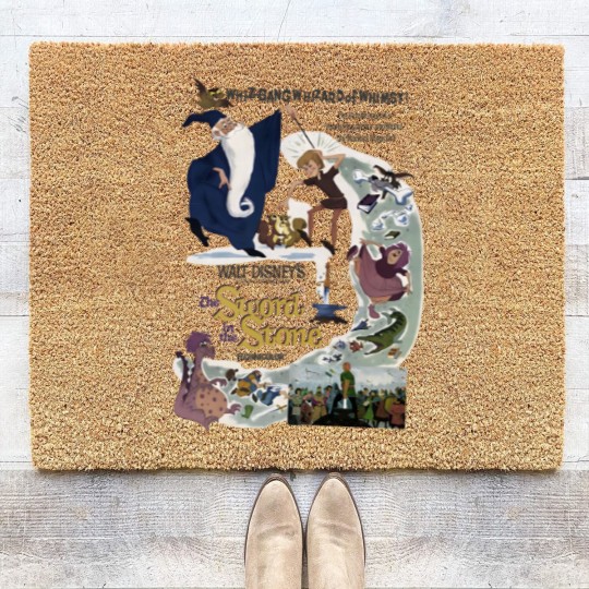 Discover The Sword In The Stone Coir Doormats