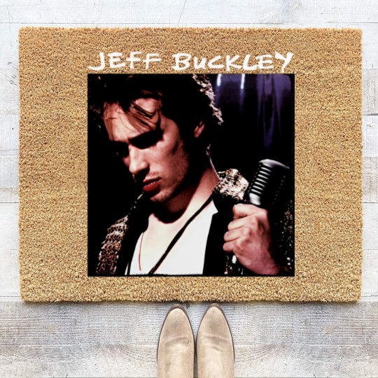 Discover Jeff Buckley Grace Music Coir Doormats, Retro Style Jeff Buckley Coir Doormats