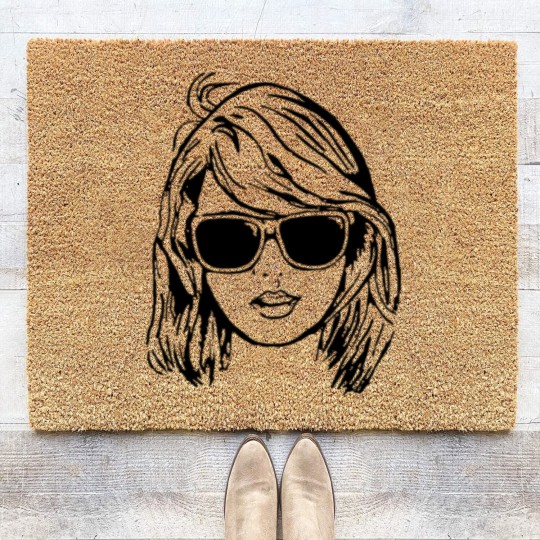 Discover Tay Swift portrait Coir Doormats