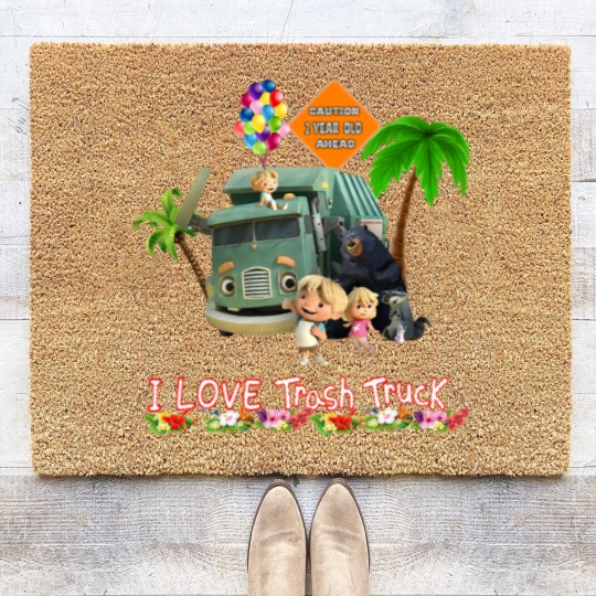 Discover Trash Truck Netflix, Trash Truck, Garbage Truck Kids, I Love Garbage Trucks, Hank And Trash Truck, (1) Coir Doormats