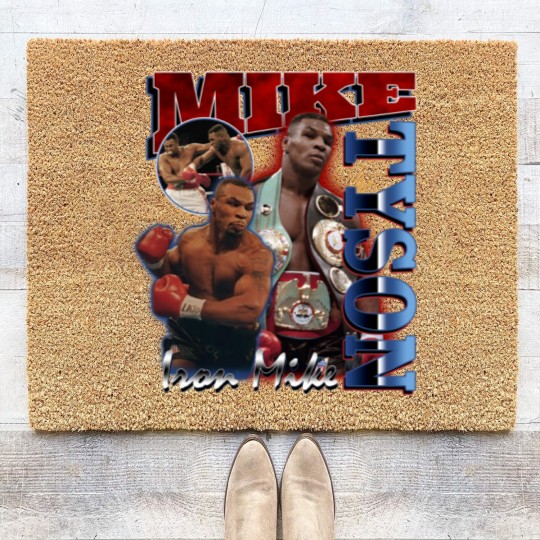 Discover Vintage Style Iron Mike Tyson Coir Doormats