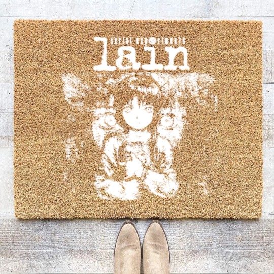 Discover Serial Experiments Lain by michaelart18 Coir Doormats