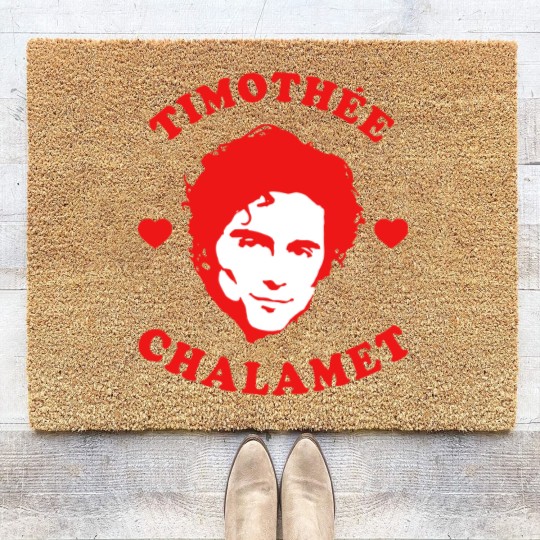 Discover Timothee Chalamet Coir Doormats, Timothee Chalamet Lover Coir Doormats, I Love Timothee Chalamet