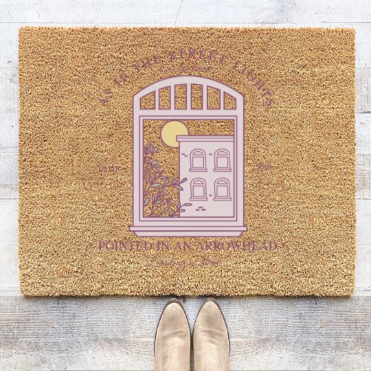 Discover Cornelia Street Coir Doormats, Lover Merch Coir Doormats