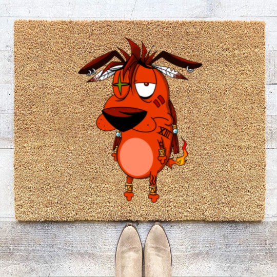 Discover Courage the Red XIII - Courage The Cowardly Dog - Coir Doormats