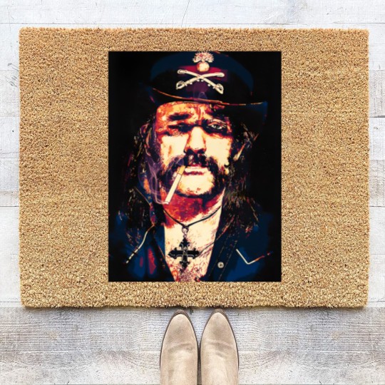 Discover Lemmy Kilmister! Art | Essential Coir Doormats
