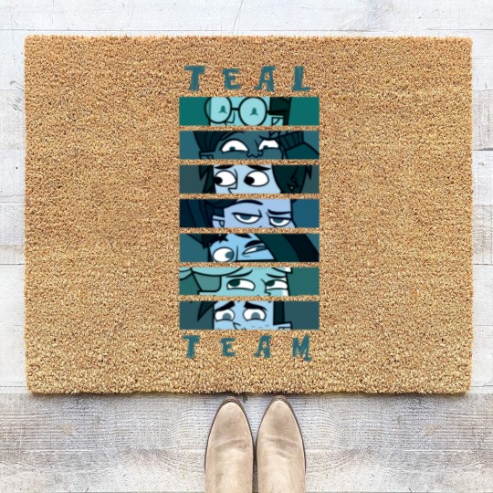 Discover Adventure Camp - Teal Team Coir Doormats