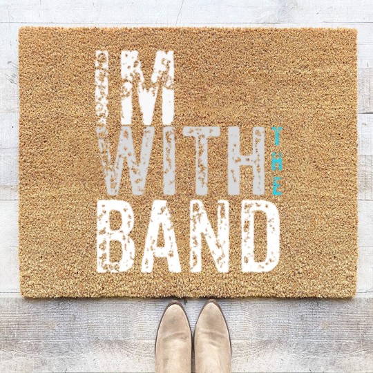 Discover I'm with the Band Coir Doormats
