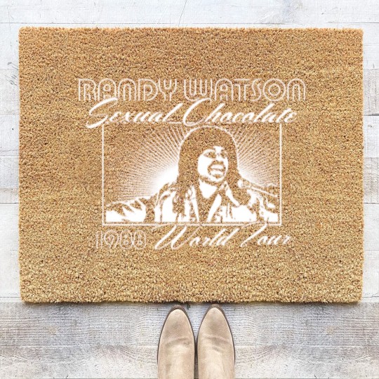 Discover RANDY WATSON SEXUAL CHOCOLATE Coir Doormats