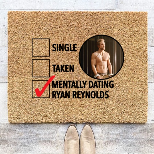 Discover Mentally Dating Ryan Reynolds Coir Doormats