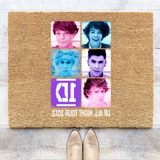 Discover One Direction Up All Night Tour 2012 Coir Doormats