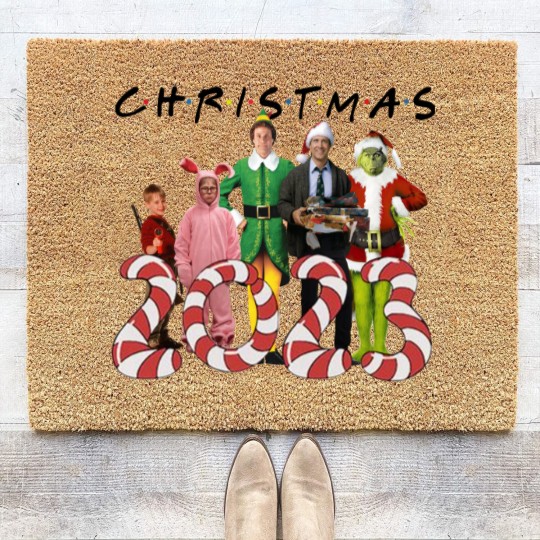Discover Christmas Pajamas Matching Family Coir Doormats |