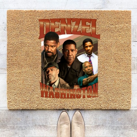 Discover DENZEL WASHINGTON Retro Vintage Coir Doormats - Denzel Washington Tribute Coir Doormats