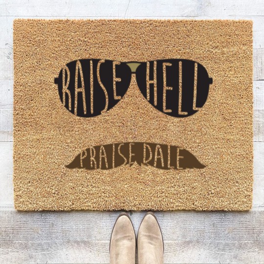 Discover Raise Hell Praise Dale Coir Doormats