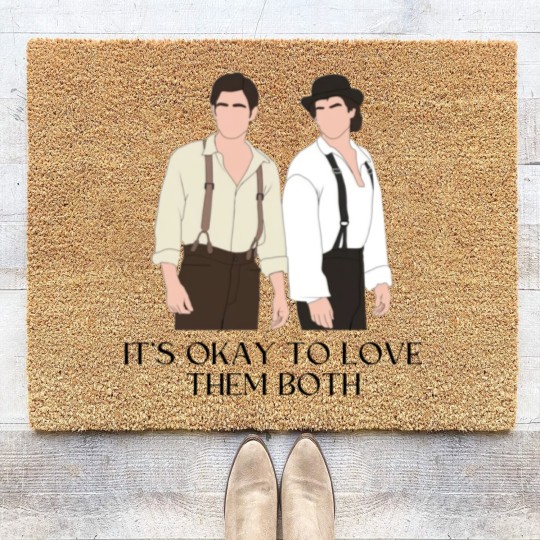 Discover It's okay to love them both - The vampire diaries Coir Doormats | Salvatore Brothers The vampire diaries