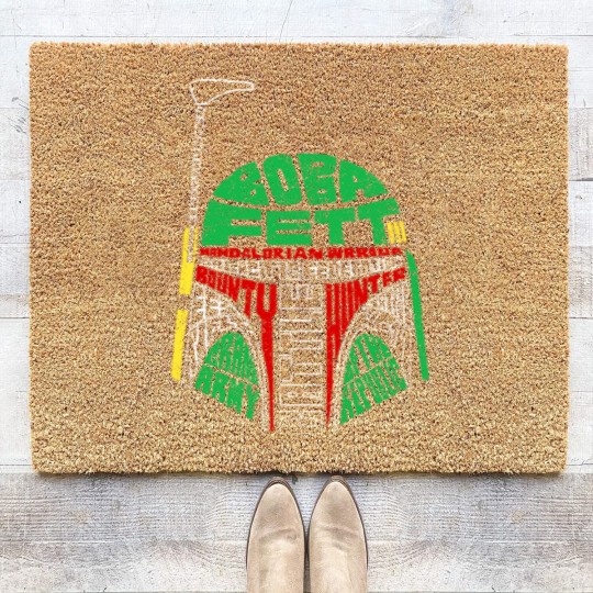 Discover Boba Fett Coir Doormats