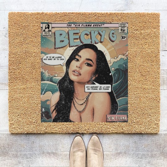 Discover Becky G Comic Coir Doormats, 90S Vintage Merch Book Art