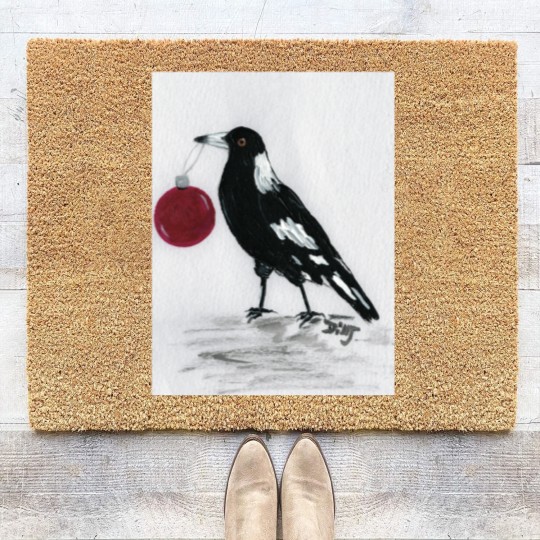 Discover Magpie Christmas  Classic Coir Doormats