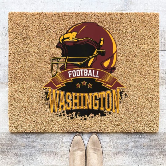 Discover Retro Washington Football Coir Doormats, Vintage Washington Football Coir Doormats