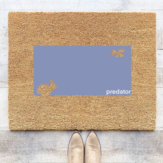 Discover Predator and the prey Coir Doormats