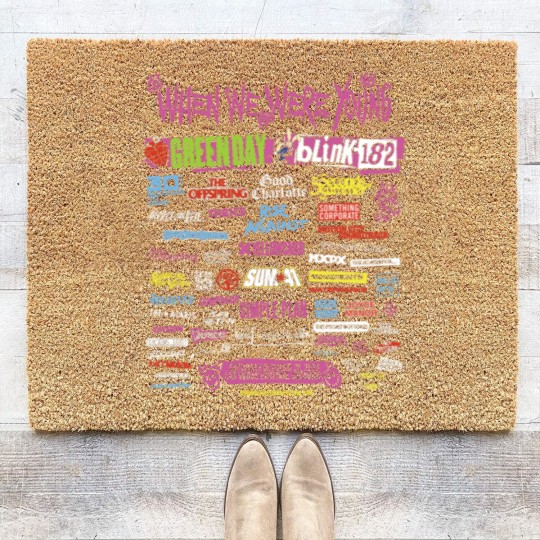 Discover "When We Where Young" Coir Doormats