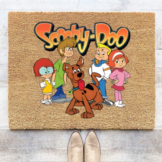 Discover Scooby-Doo Coir Doormats, Retro Christmas Crewneck Coir Doormats