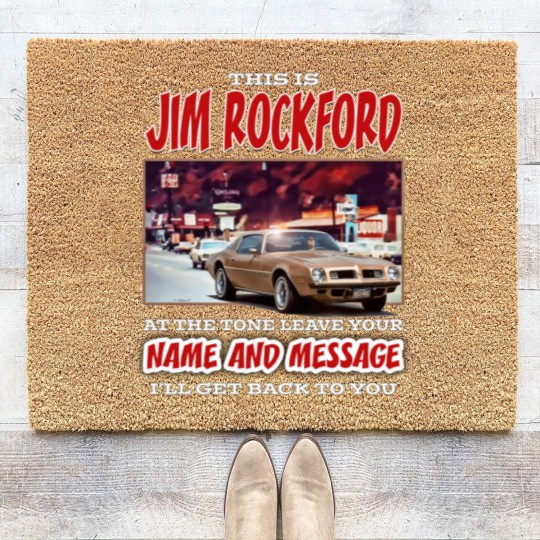 Discover The Rockford Files Coir Doormats