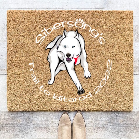 Discover Sibersong Trail To Iditarod Challenge Coir Doormats