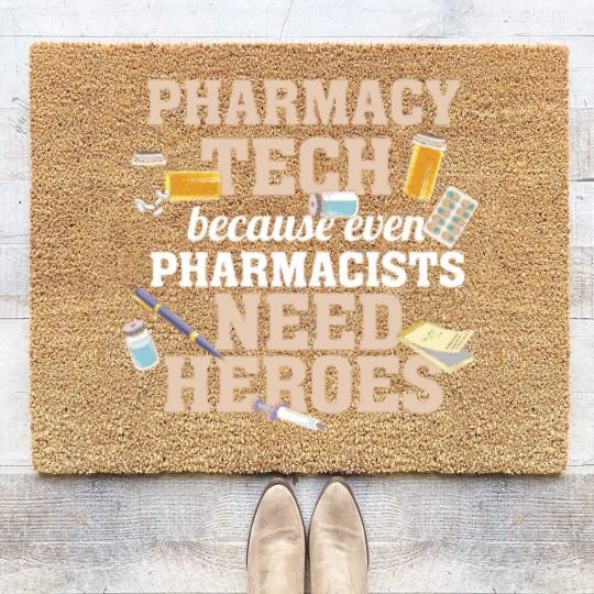 Discover Pharmacy Tech,Pharmacy Technician,Gift,Gift Idea Coir Doormats