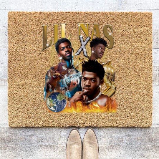 Discover Lil nas X Coir Doormats, Lil nas X Vintage Bootleg Coir Doormats, Lil nas X Vintage Retro Graphic Coir Doormats