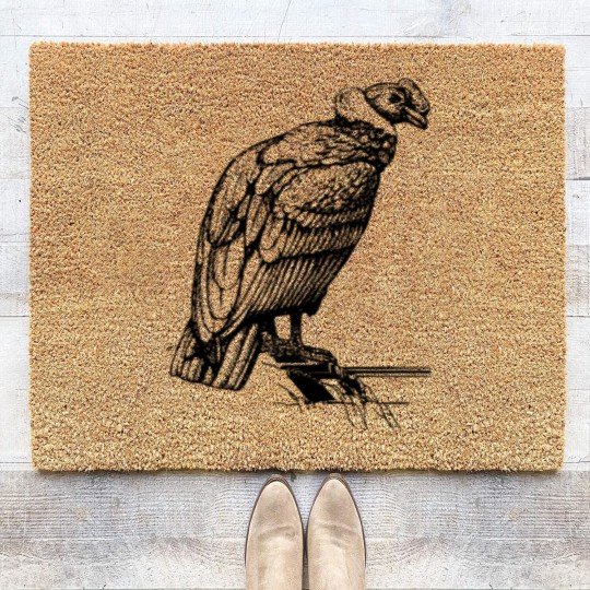 Discover condor vulture Coir Doormats