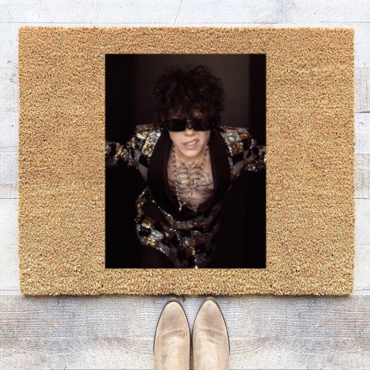 Discover Designer LP Laura Pergolizzi Lost On You Black Coir Doormats