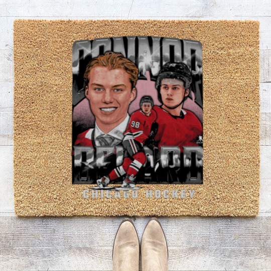 Discover Connor Bedard Chicago Vintage - Connor Bedard - Coir Doormats