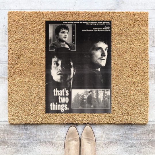 Discover Josh Hutcherson Mike Schmidt FNAF Movie Poster Coir Doormats