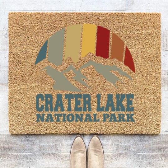 Discover crater lake Coir Doormats