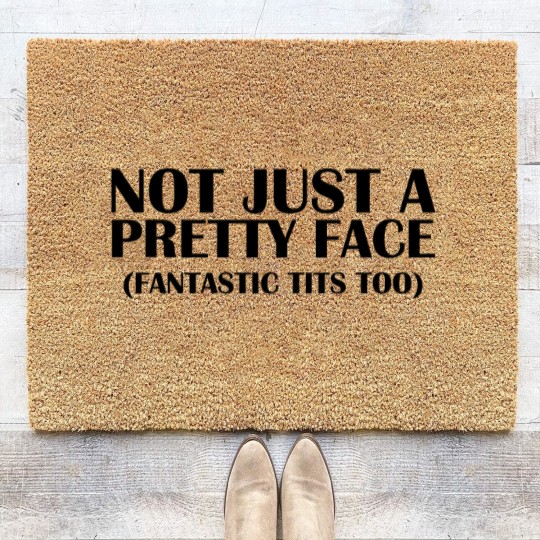 Discover Not Just A Pretty Face Coir Doormats