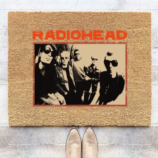Discover Radiohead Cotton New Vintage Band Coir Doormats