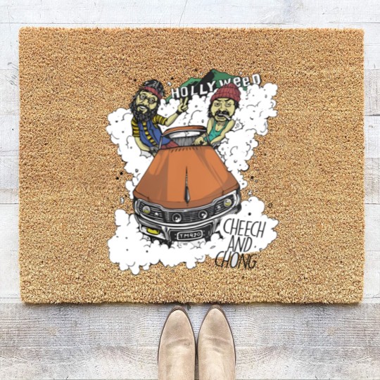 Discover Hollyweed Cheech and Chong Coir Doormats