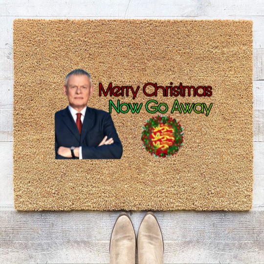 Discover Doc Martin Ellingham Christmas Coir Doormats