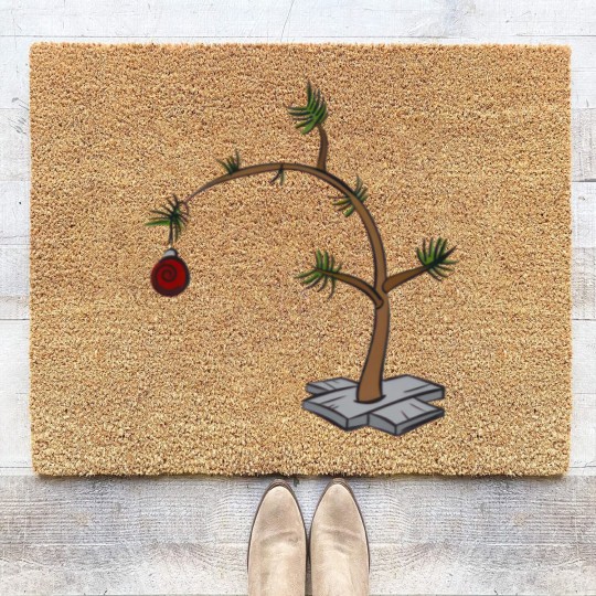 Discover Charlie Brown Christmas Tree - Charlie Brown Christmas Tree - Coir Doormats